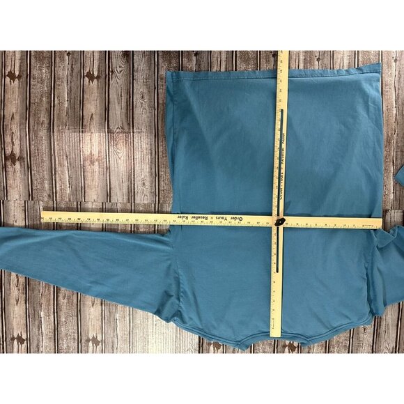 Brain Dead Blue Graphic Long Sleeve Shirt - Picture 8 of 8